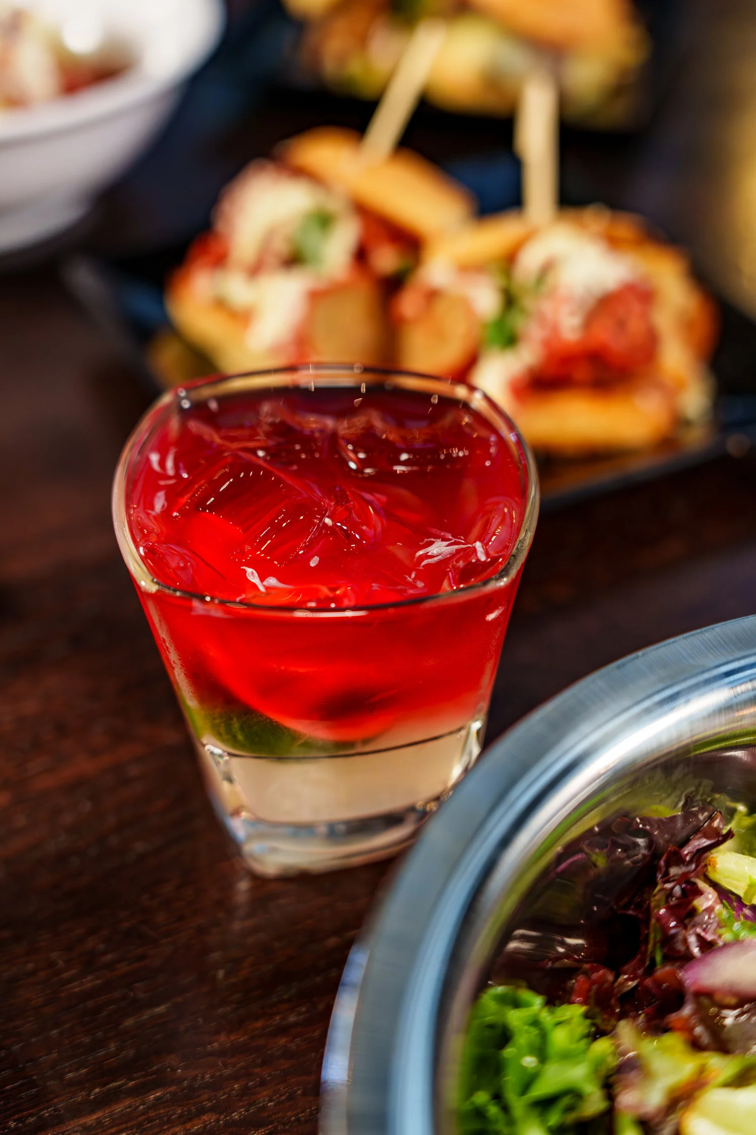 Catering shareables, sliders and shots